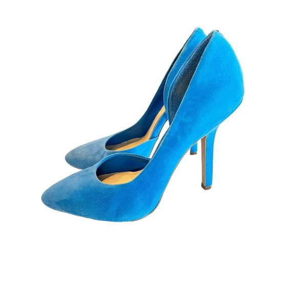 BCBG Heels Paris Generation LT Blue Turquoise Suede Women’s US Size 7.5… - Picture 8 of 11